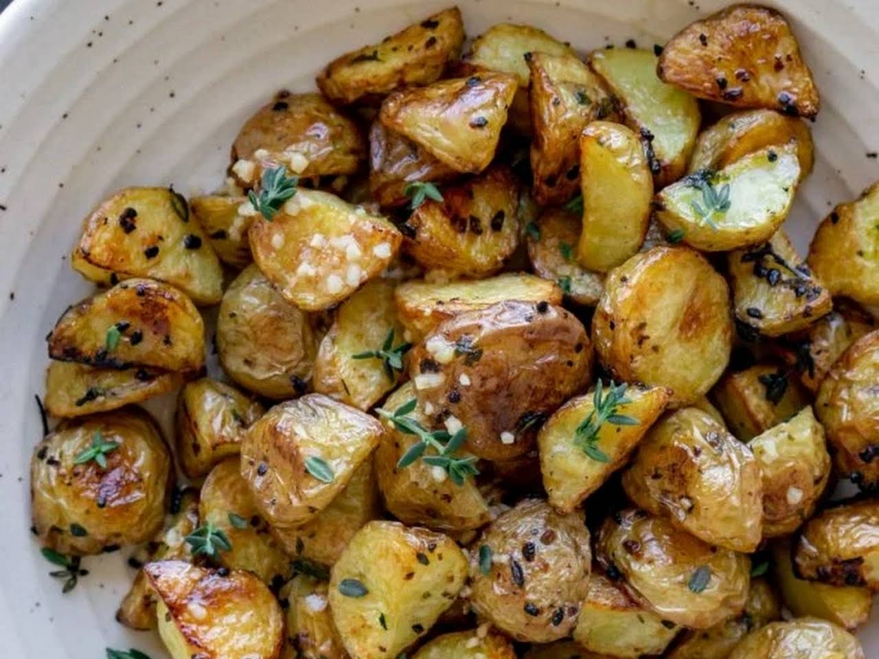 Smashed Potatoes - Chelsea's Messy Apron