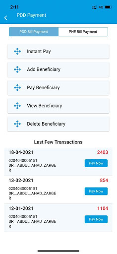 Screenshot J&K Bank mPAY - Delight