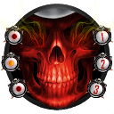 Baixar 3D Red Grim Skull Lock screen Instalar Mais recente APK Downloader