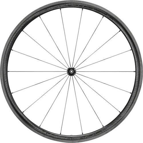 Campagnolo BORA WTO 33 Front Wheel - 700c, QR x 100mm, Rim Brake, 2-Way Fit, Dark Label