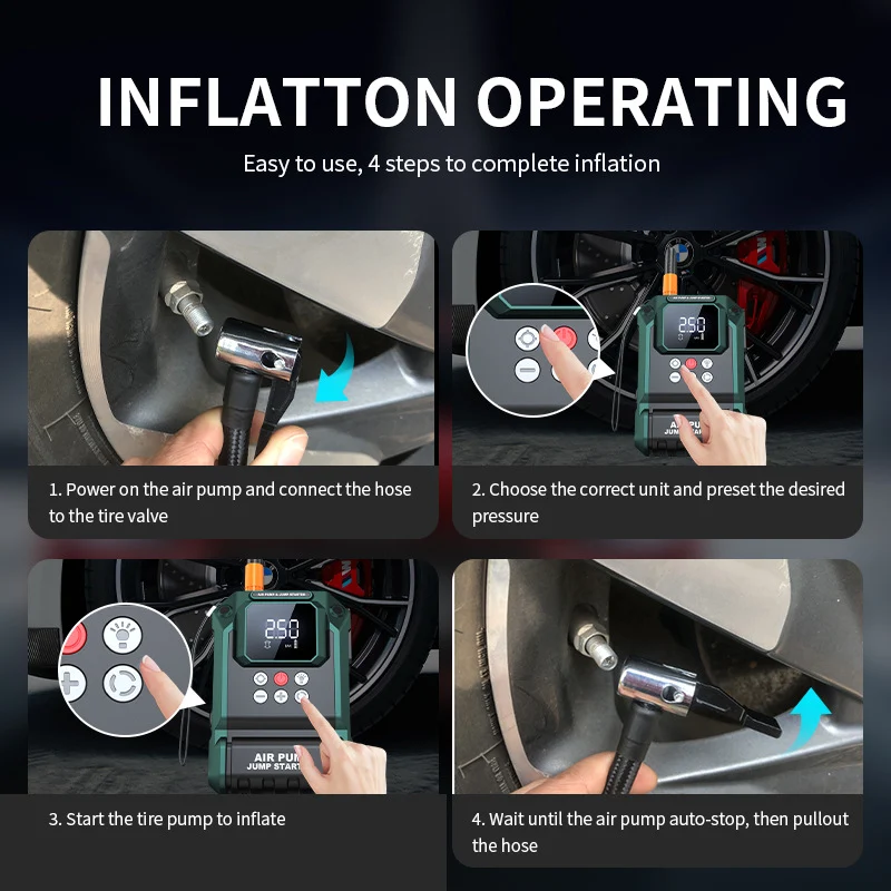 Acil Durum Araba Takviye Marş Cihazı. Anında Motor Çalıştırma. Taşınabilir ve Güvenli. USB Şarj Özelliği. Yolda Güvenlik.