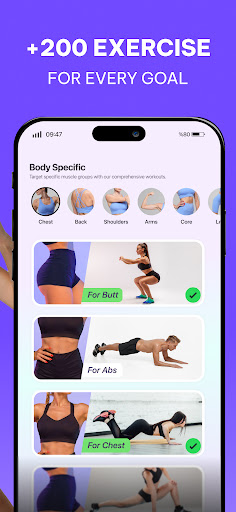 Screenshot FitEase Fitness & Home Workout