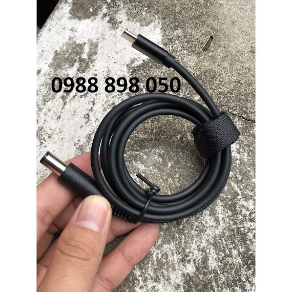 Cáp Cạc Chuyển Usb C Sang Sạc Laptop Dell (Type - C To Dell)