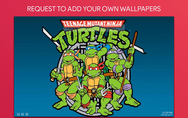 Ninja Turtles Wallpaper HD Custom New Tab