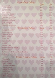 Candy Kisses menu 1