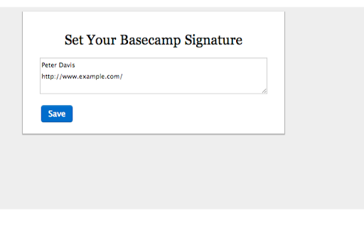 Basecamp Signature