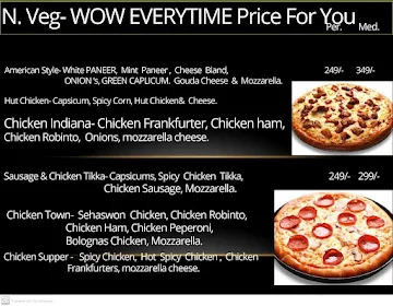 Pizza HT menu 