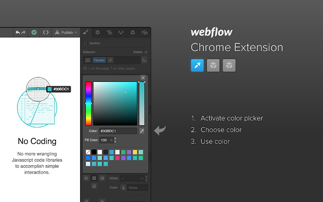 Webflow Chrome Extension