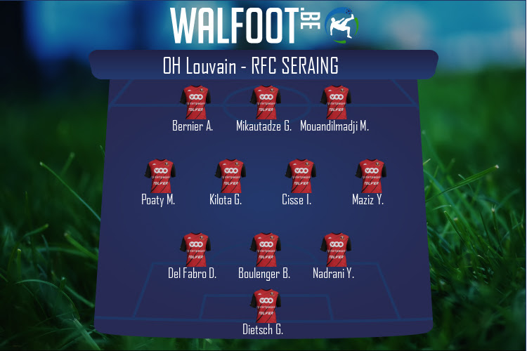 Composition RFC Seraing | OH Louvain - RFC Seraing (20/11/2021)