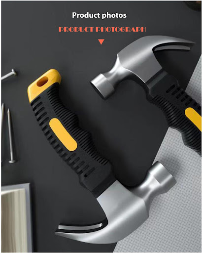 Title 5, Mini Nail Hammer with TPR Handle for Household ...