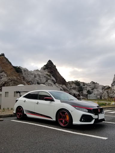 シビック Fk7のホイールマッチング ドライブ 白崎海洋公園 和歌山に関するカスタム メンテナンスの投稿画像 車のカスタム情報はcartune