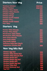 Lucknow Chef on Wheels menu 1