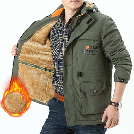 Title 4, Mid-Length Jacket for Everyday Wear. Comfortabl...
