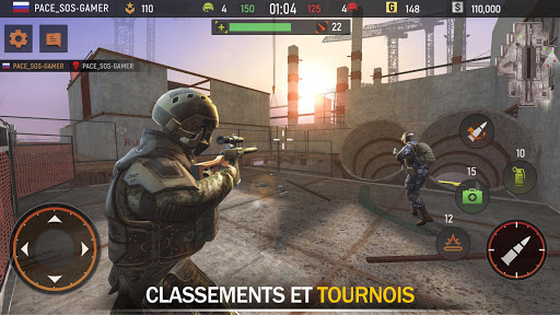 Striker Zone: 3D Jeux De Guerre Tireur Online APK MOD screenshots 3