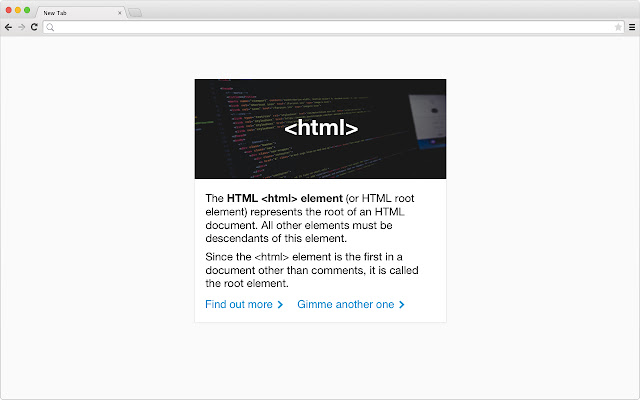 Random HTML Tags chrome extension