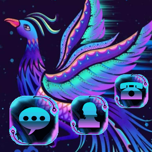 Shining Phoenix Launcher Theme