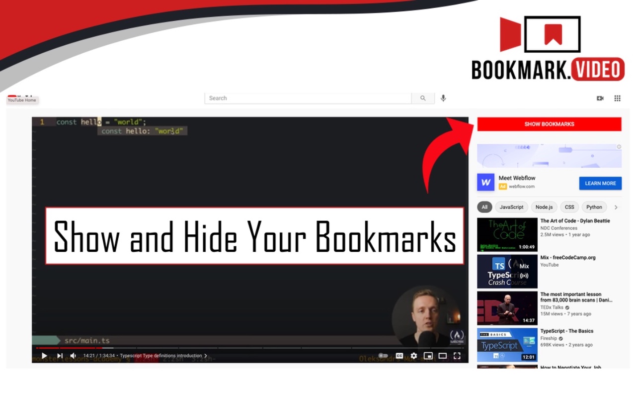 Bookmark Inside Youtube Videos Preview image 2