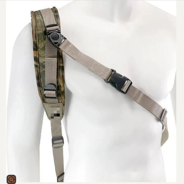 Adjustable Neoprene Sling with Camouflage Strap for comfortable and secure carrying. Perfect for hunting, shooting, or o
