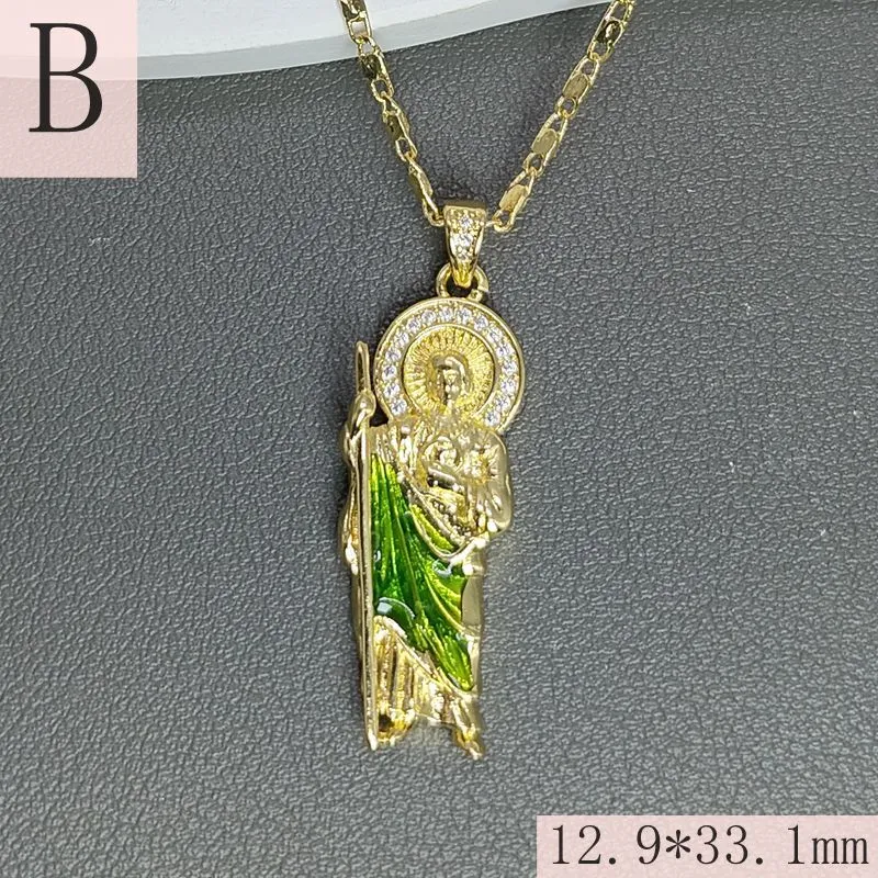 Modna ogrlica Sveti Juda Tadej, stilski i značajan verski simbol za izražavanje vere sa elegancijom i odanošću.