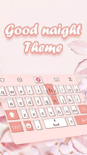 Good Night Keyboard Theme