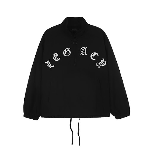 Title 5, Mens Half Zipper Jacket Hip-hop High-necked Tu...