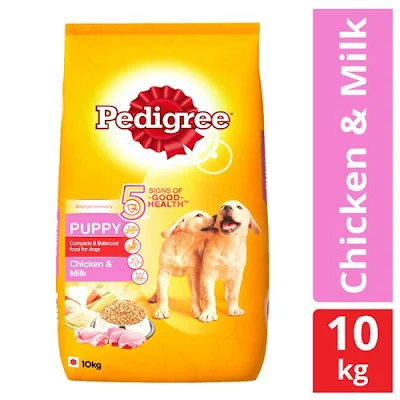 Pedigree Dry Dog Food - Chicken & Milk, For Puppy - 10 kg