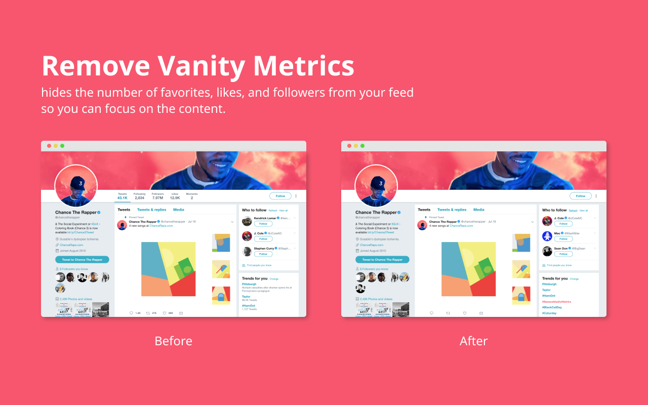 Remove Vanity Metrics Preview image 3