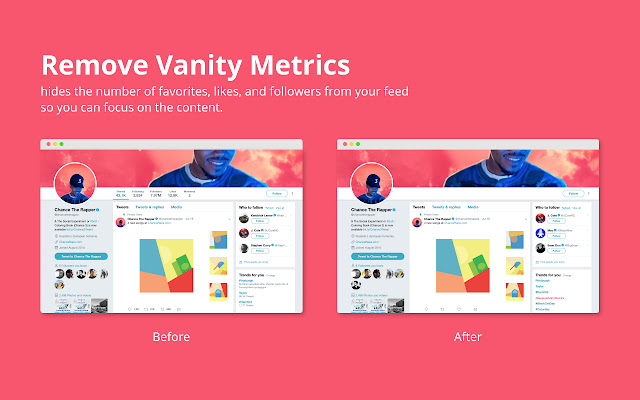 Remove Vanity Metrics