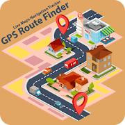 GPS Route Finder: Using google map-Journey planner  Icon