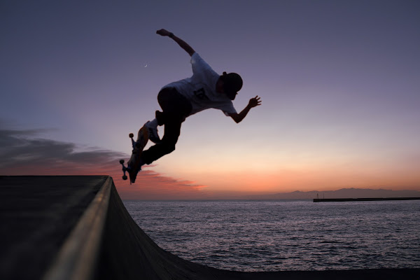 Skating in the sunset di Dariagufo