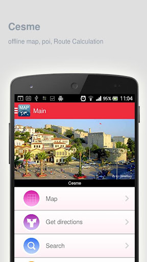 Cesme Map offline