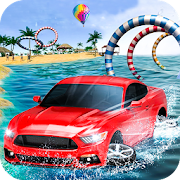 Crazy Water Surfing Car Race  Icon