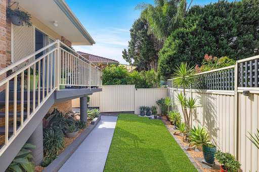 Exterior staircase leading to house with garden in this luxury property for sale in Padstow Heights