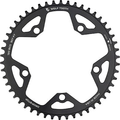 Wolf Tooth 130 BCD Chainring - 130 BCD, 5-Bolt, Drop-Stop, 10/11/12-Speed Eagle and Flattop Compatible