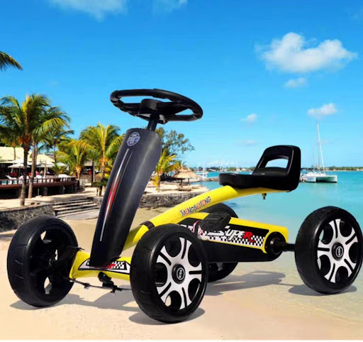 Title 4, Childrens Go-kart Four-wheel Rental Play Anti-...