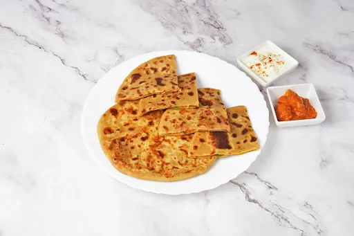 2 Aloo Onion Stuffed Paratha