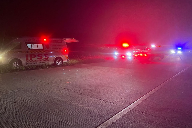 The scene of the accident on the N2.