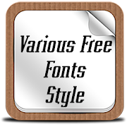 Various Free Fonts Style  Icon