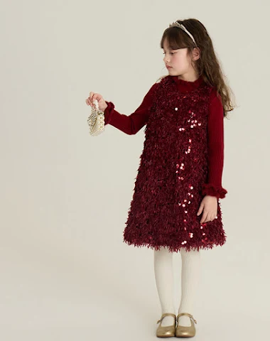 Winterliches Baumwoll-Steppkleid fü - 3