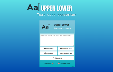 Upper Lower - text case converter small promo image