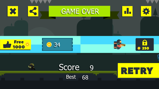 Jetpack Shooter Runner