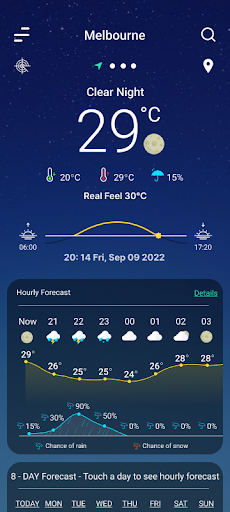 Screenshot Weather Forecast