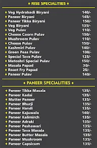 Matoshri Bhel menu 2