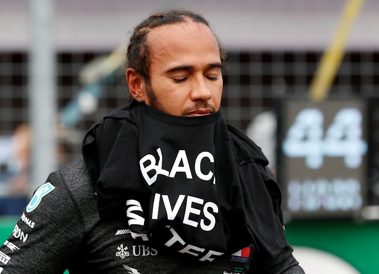 Mercedes' Lewis Hamilton before the Formula One at the Hungarian Grand Prix in Hungaroring, Budapest, on July 19, 2020.