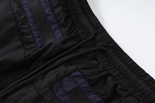 Title 2, Purple Contrast Multi-Zip Trendy Casual Pants, ...