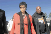 MY MAN: Winnie Madikizela- Mandela and expelled ANC Youth League president Julius Malema attended the Mandela Day celebrations in Qunu, Eastern Cape, along with  Zindzi Mandela and  suspended youth leaders Sindiso Magaqa and Floyd Shivambu. They  opened a block of rooms at the Mzontsha Child Care Centre in Ngqeleni as part of Madiba's birthday celebrations.
      Photo: LULAMILE FENI