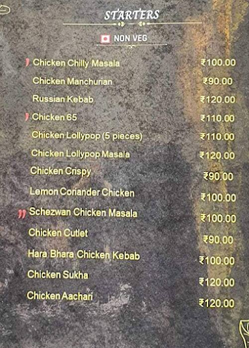 Mayur's Kitchen Delight menu 