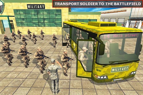 Jogo de Ônibus do Exército: Motorista de Treinador Militar - Jogos 3D de  Transporte de Ônibus::Appstore for Android