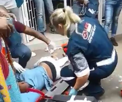 Students were injured after police opened fire on a protest at the Durban University of Technology.