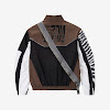 nike x acronym mens woven jacket brown